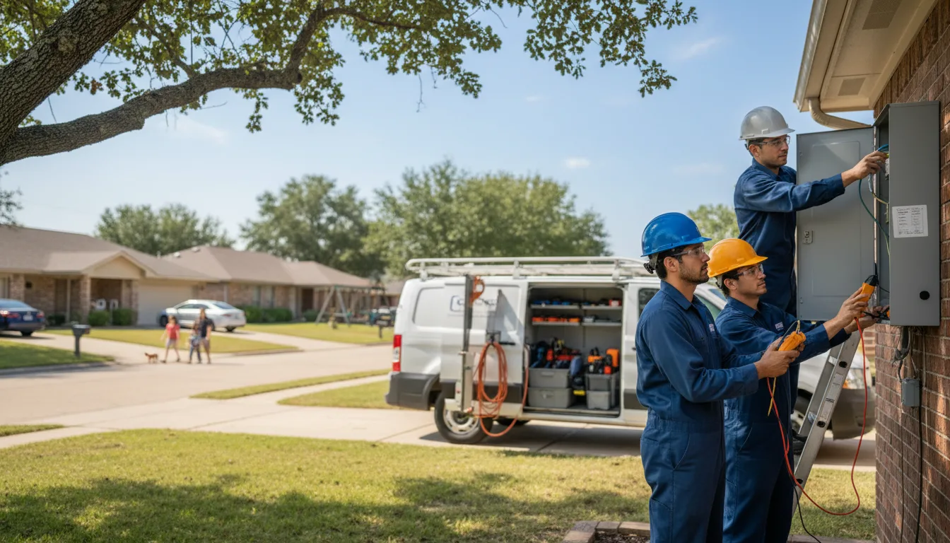 Certified electrician providing emergency electrical services in Linden, WI